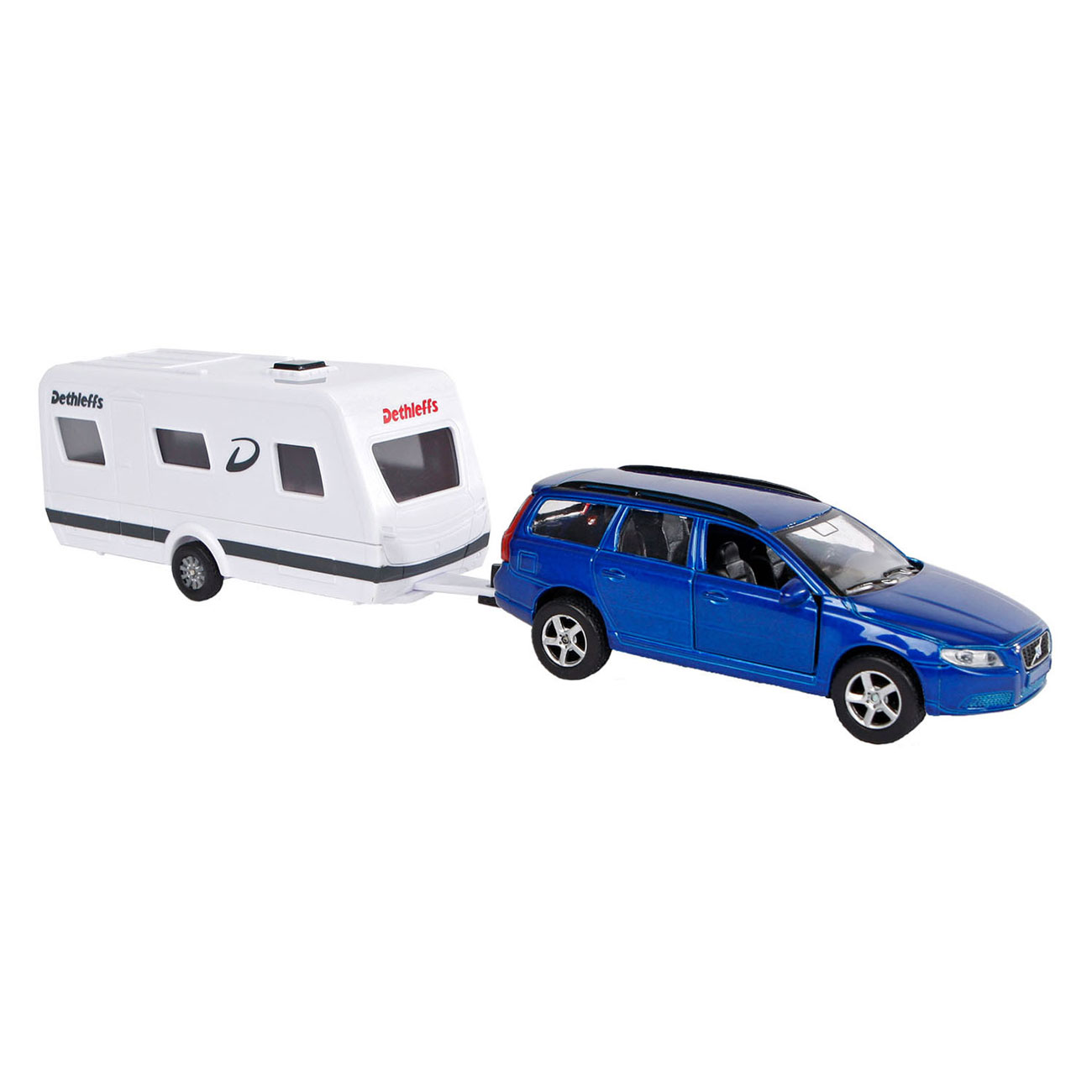 Acheter Kids Globe Volvo V70 avec caravane Dethleffs en ligne?