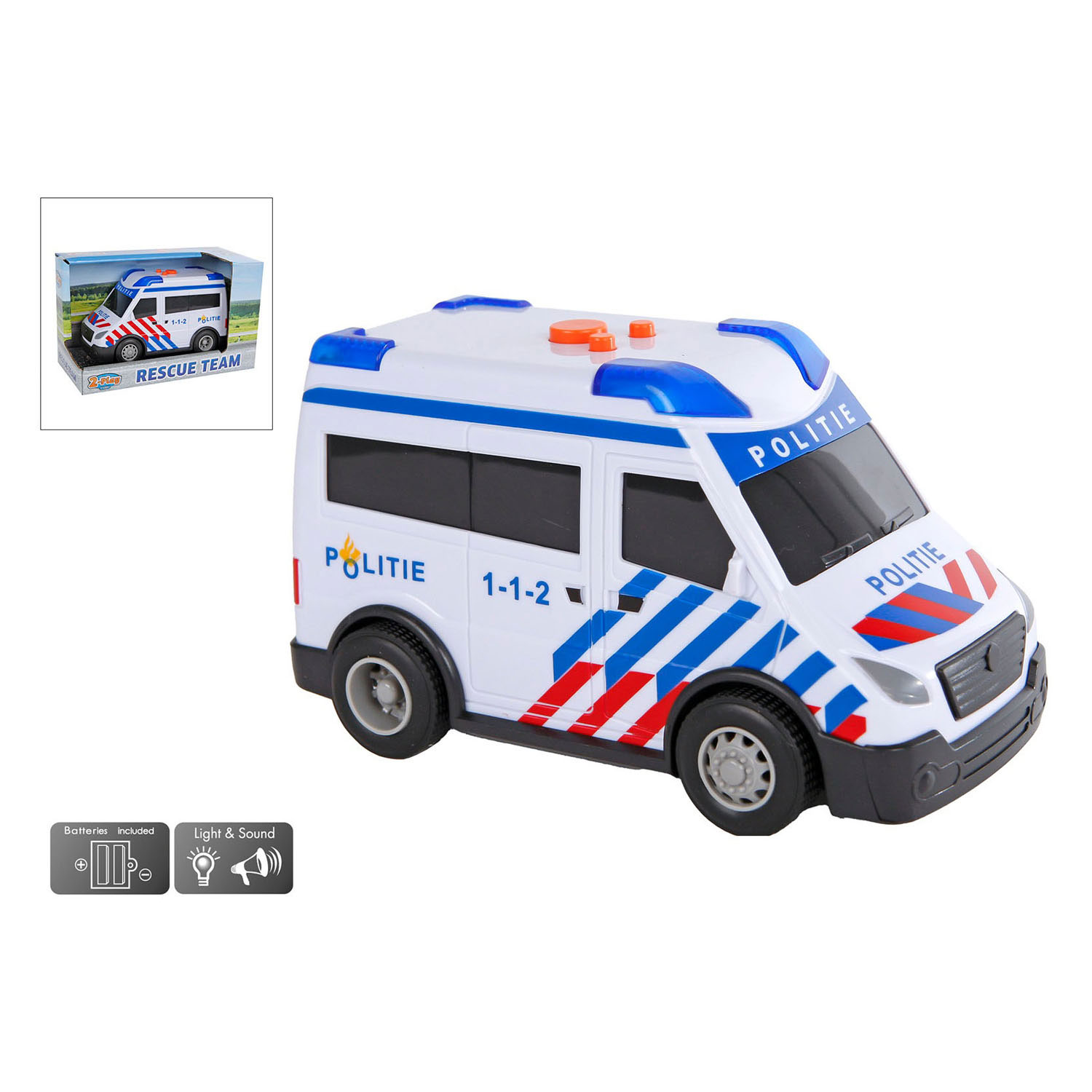 2- Play Police Car NL Light & Sound