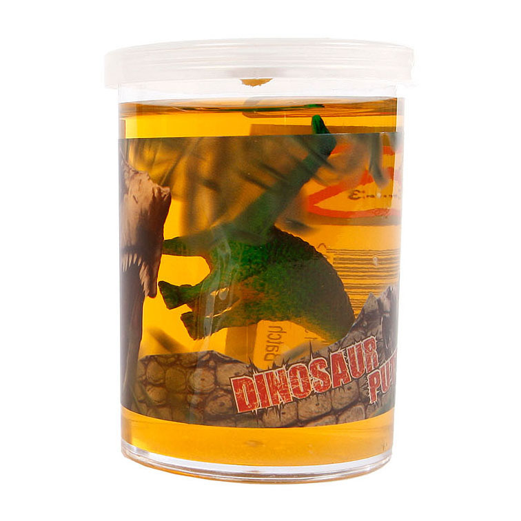 Dinworld Putty avec dinosaure, 115 grammes