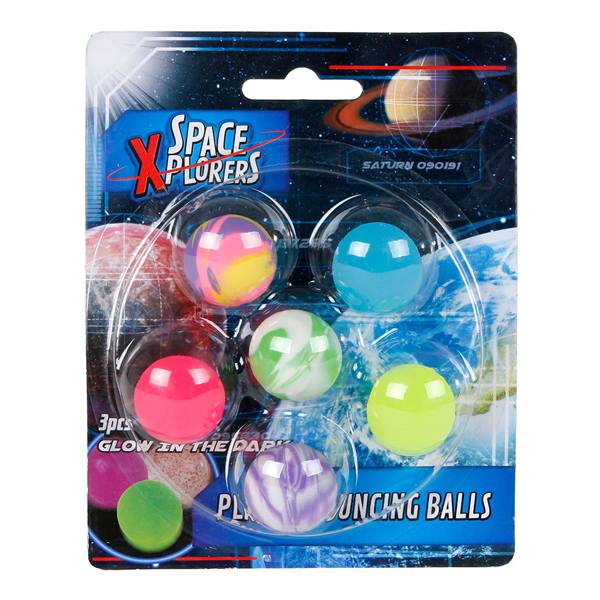 Planètes à balles rebondissantes Space Xplorers, 5 pcs.