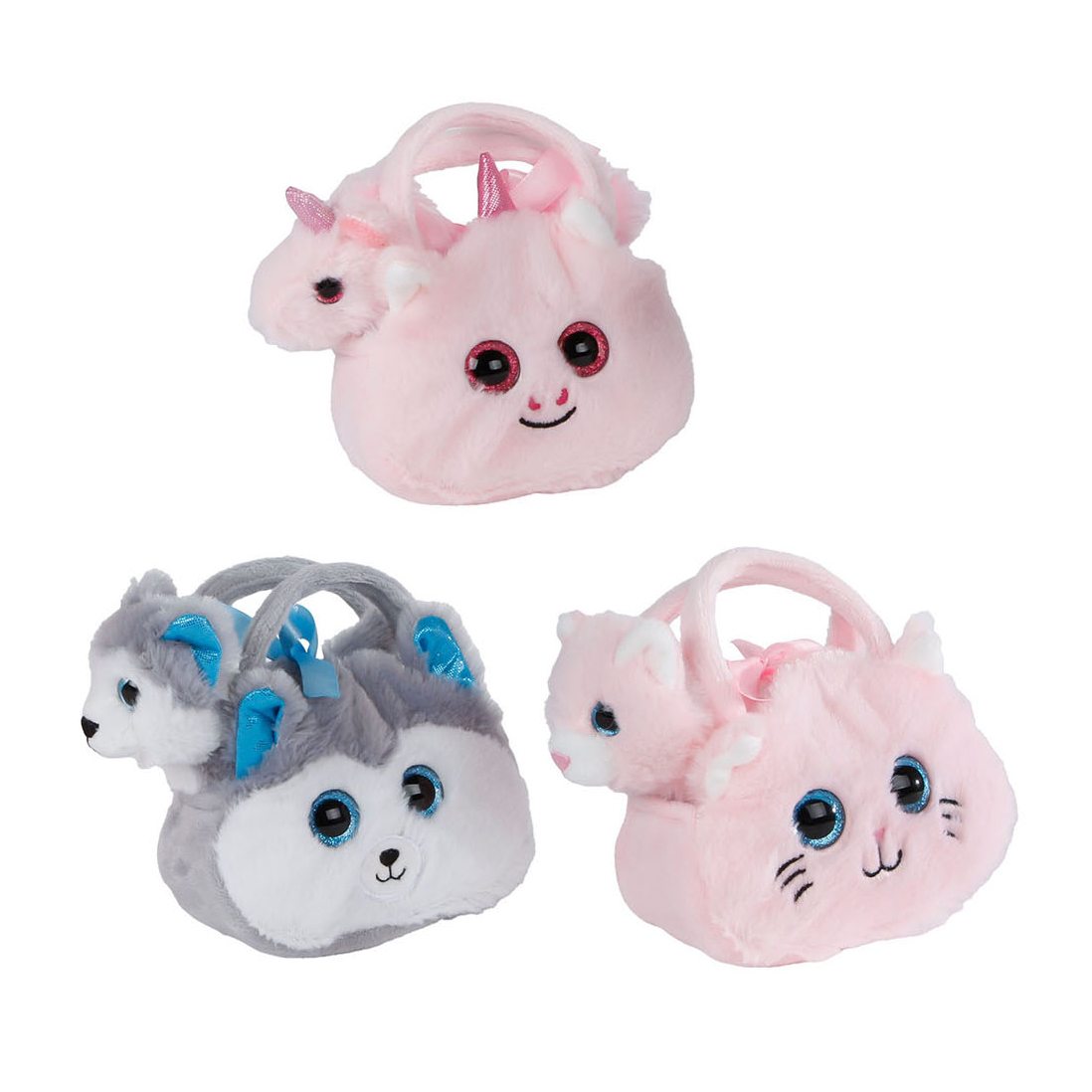 Peluche Take Me Home dans un sac, 12 cm