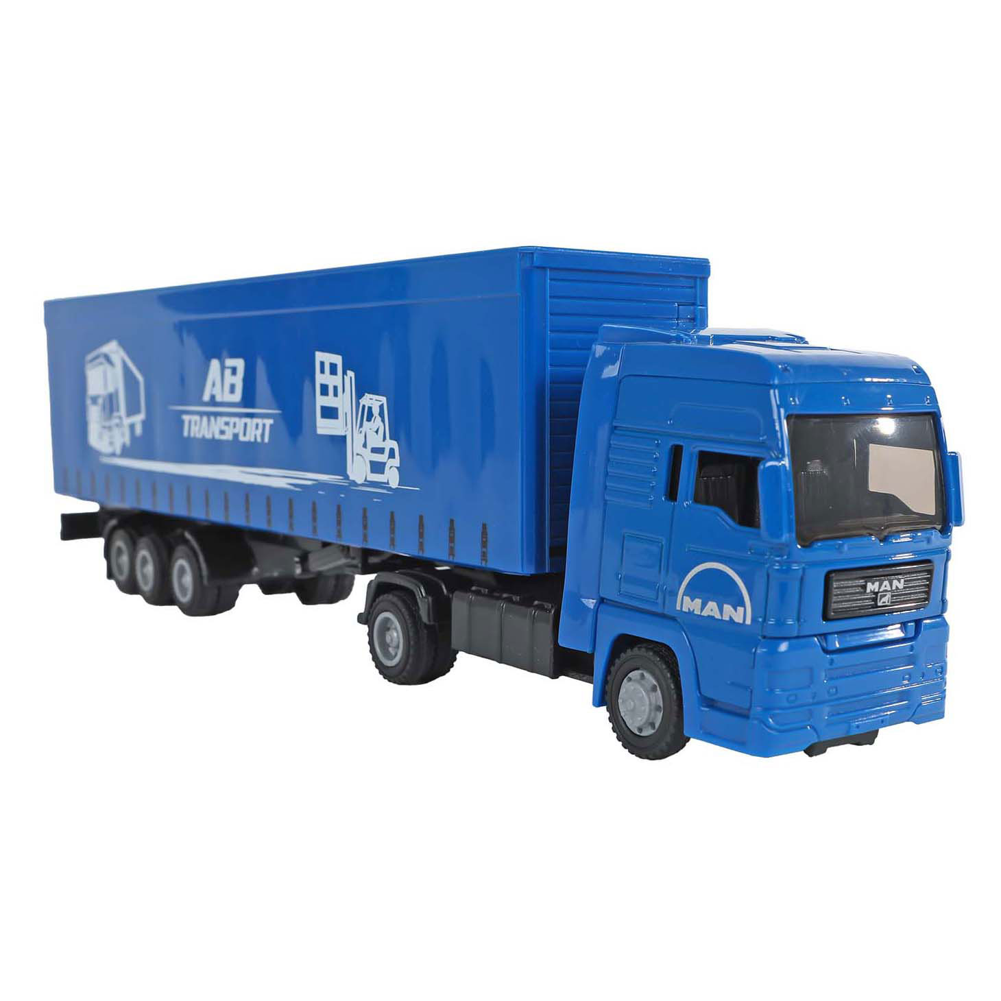 Camion Kids Globe avec remorque, 30 cm