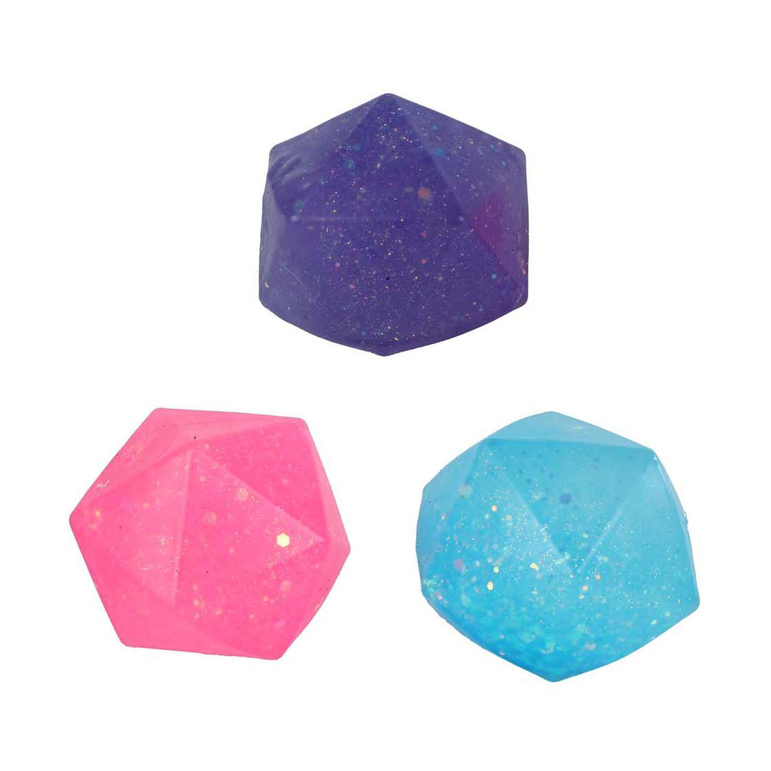 Boule à presser Glamour Diamond Glitter, 6 cm