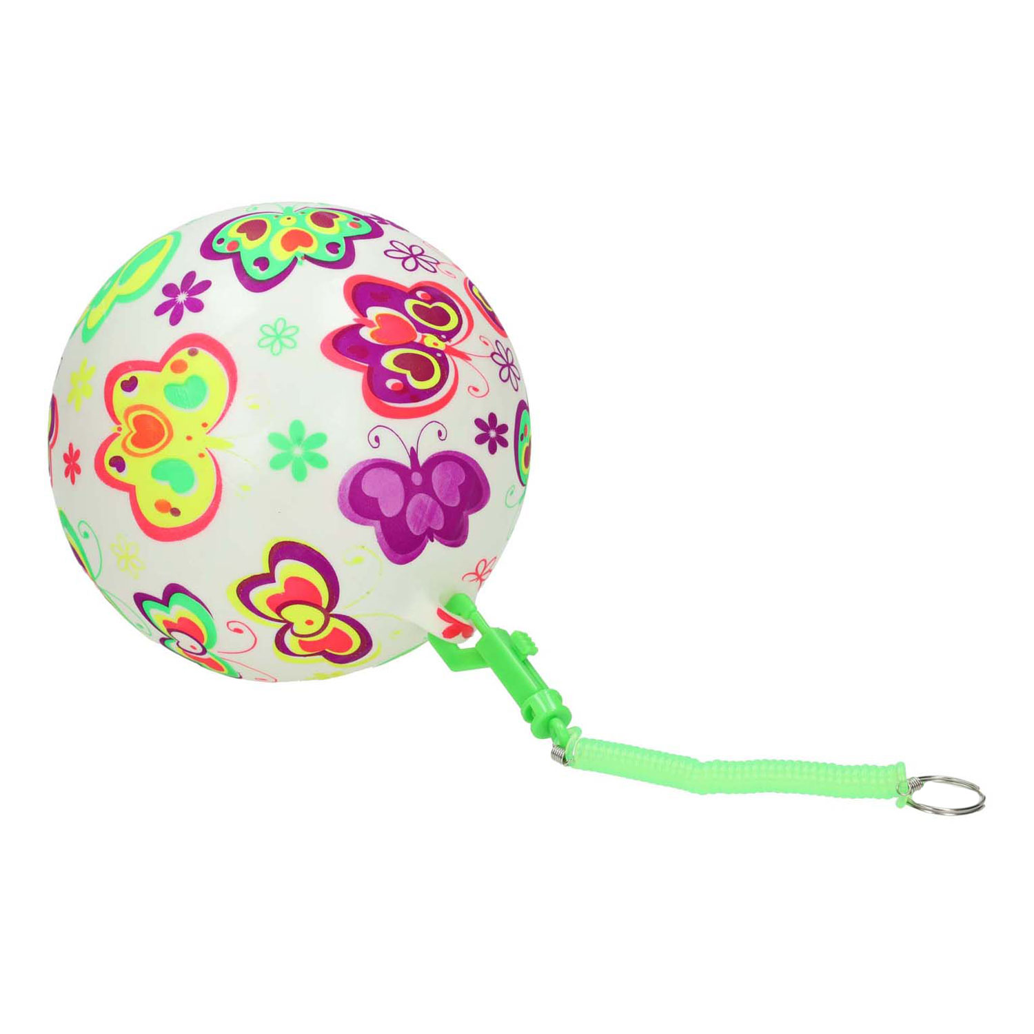 Balle Gametime avec papillons sur ficelle, 21 cm