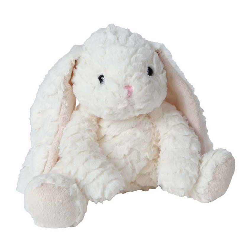 Peluche câline Take Me Home - Lapin assis blanc, 20 cm