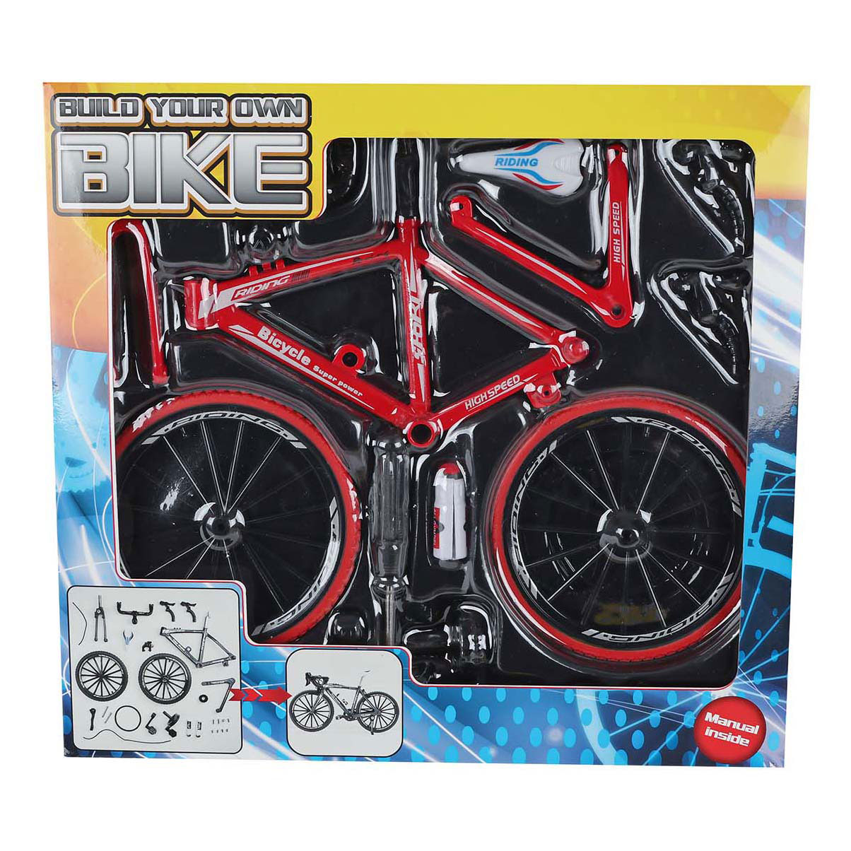 Racefiets Die-cast Bouwpakket, 19,5cm