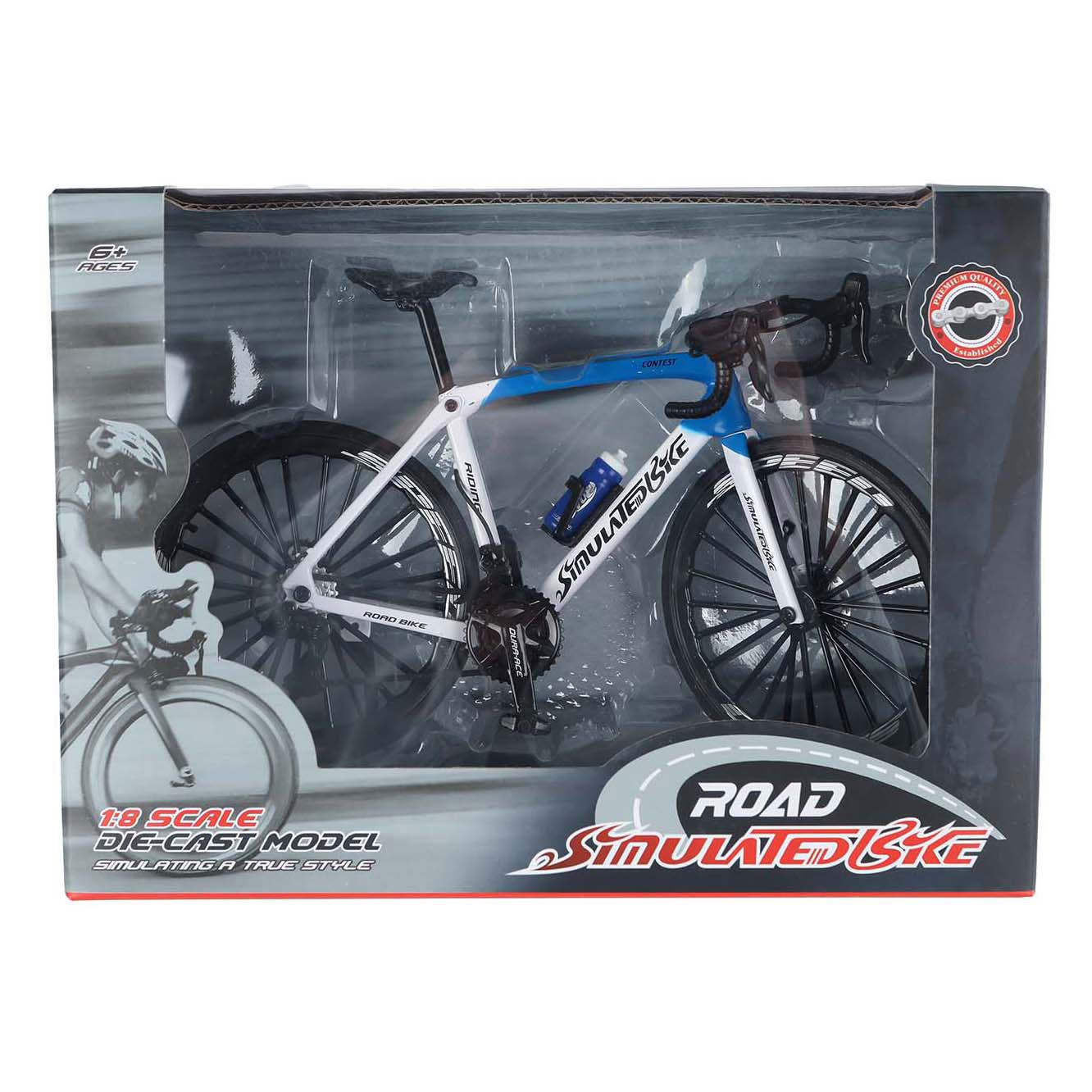 Racefiets Die-cast Kleur, 20,5cm