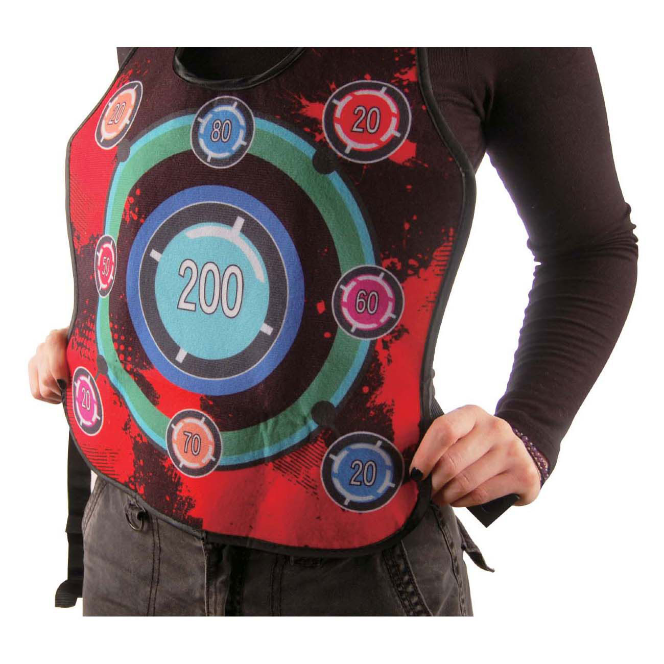 Jeu de lancer Velcro Gametime avec 2 gilets et 6 balles