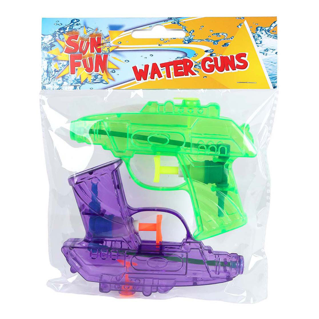 Couleur des pistolets à eau Sun Fun, 2 pcs.