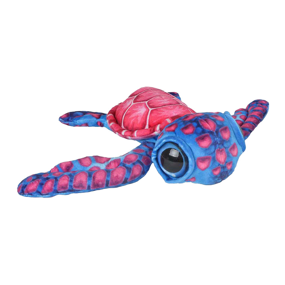 Destination Deep Knuffel Pluche  - Schildpad Roze, 28cm