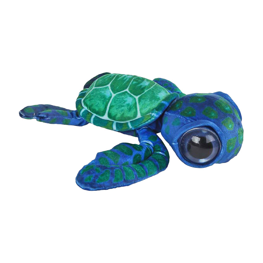 Destination Deep Knuffel Pluche  - Schildpad Groen, 28cm