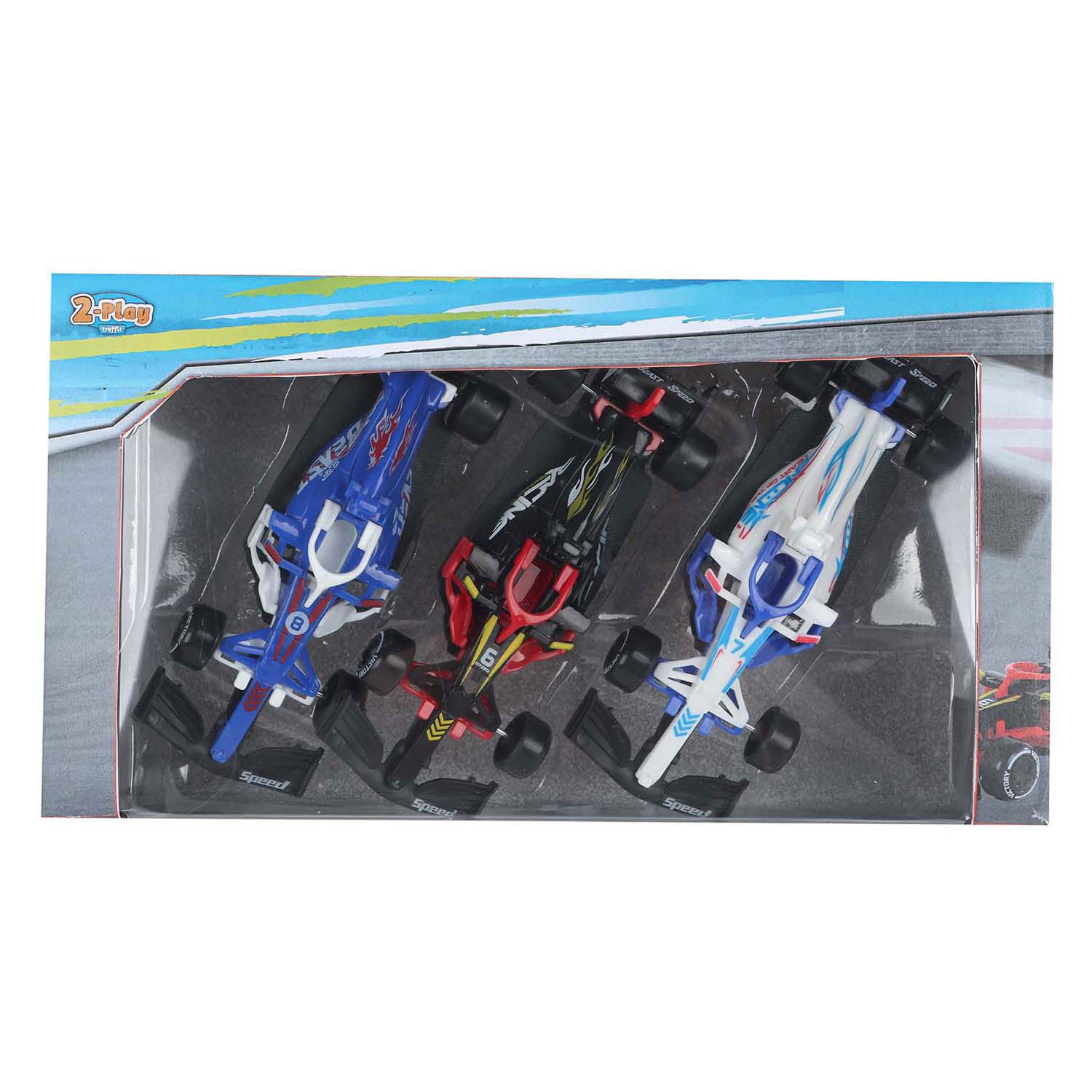 2-Play Formule Race Auto 12,5cm, 3st.