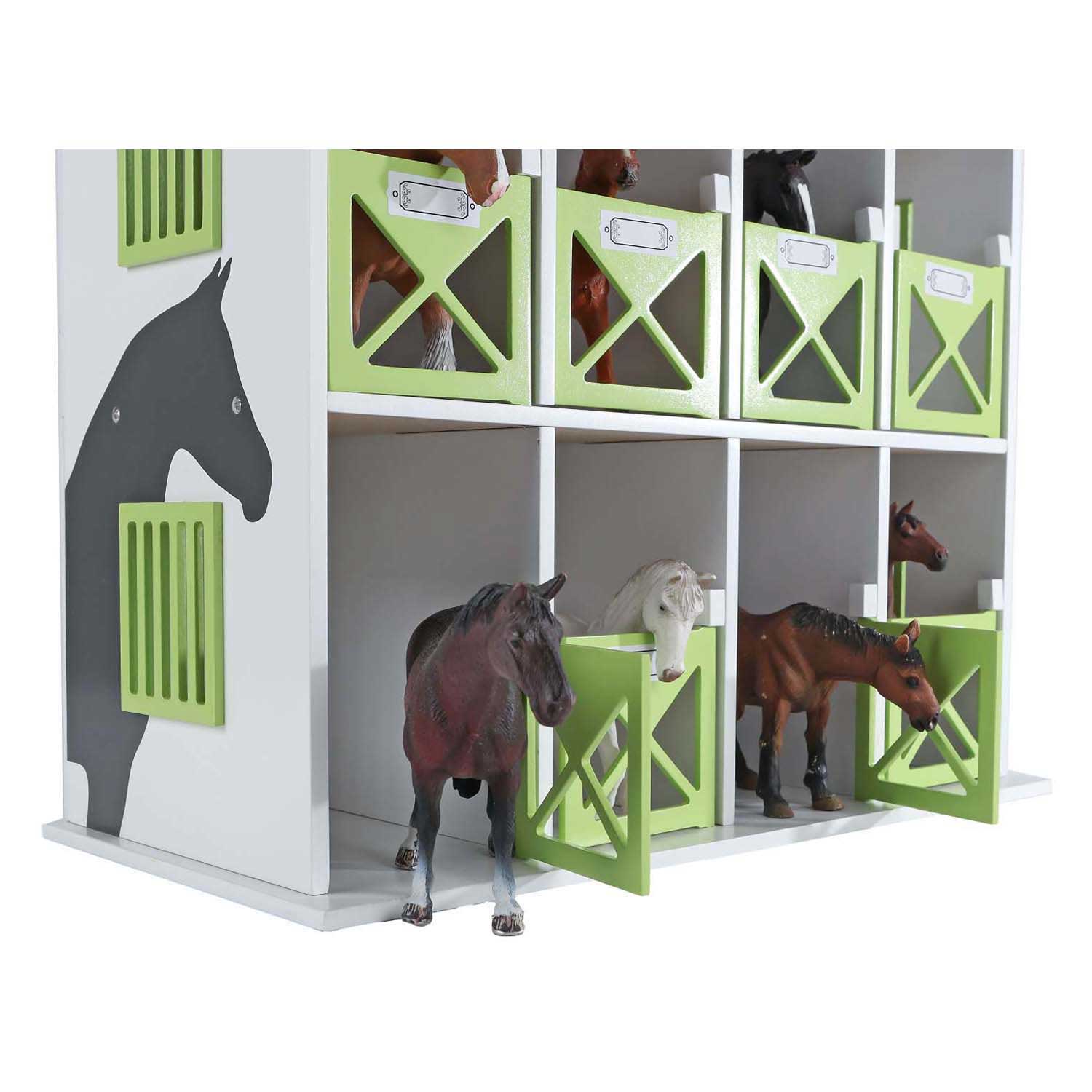 Kids Globe Paarden Opbergbox met 12 Boxen