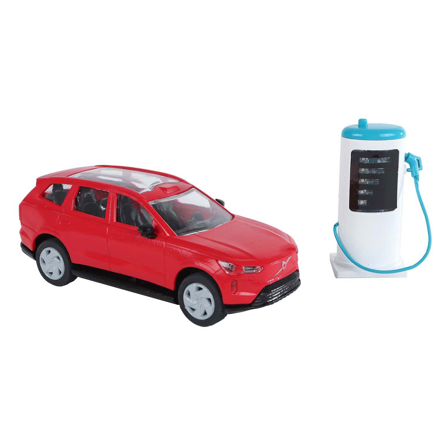 Voiturette électrique Kids Globe Volvo EX90 avec station de recharge