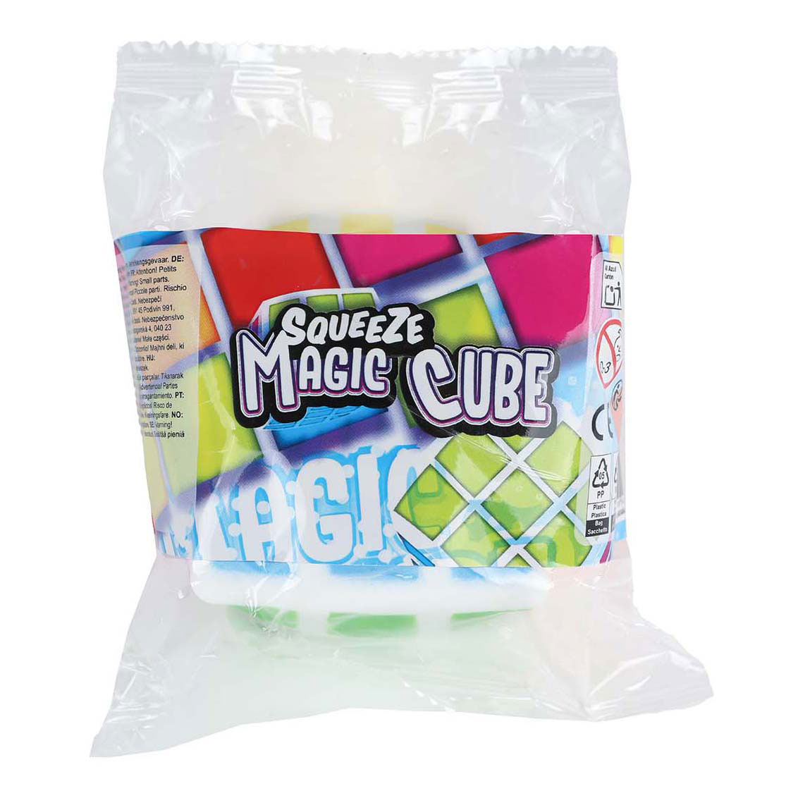 Squeeze Magische Kubus, 6cm