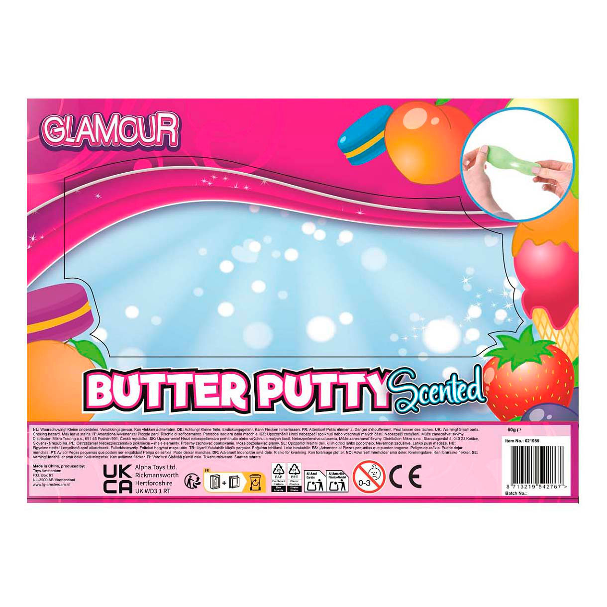 Glamour Super Goo - Boterputty Set 5 stuks
