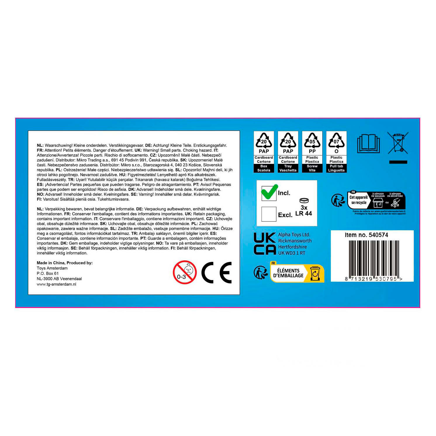 2-Play Vrachtwagen Die-cast, 12cm