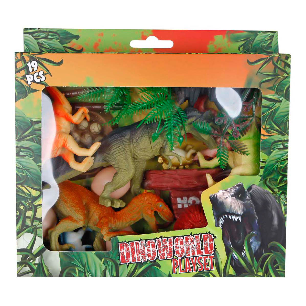 DinoWorld Dinosaurus Speelset, 19dlg.