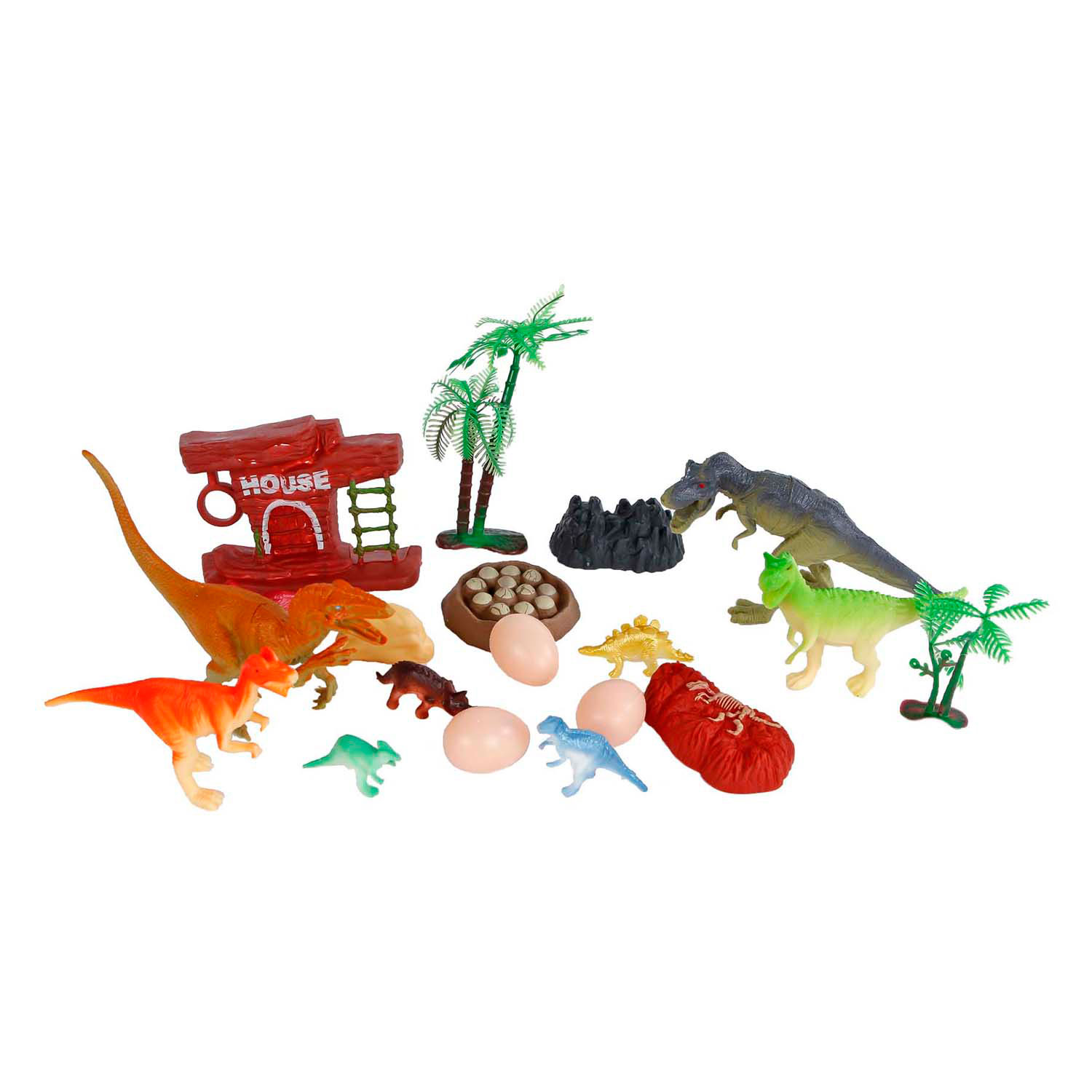 DinoWorld Dinosaurus Speelset, 19dlg.