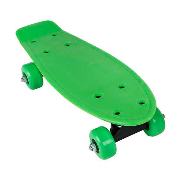 Street Rider Shortboard Skateboard, Grün, 41 cm