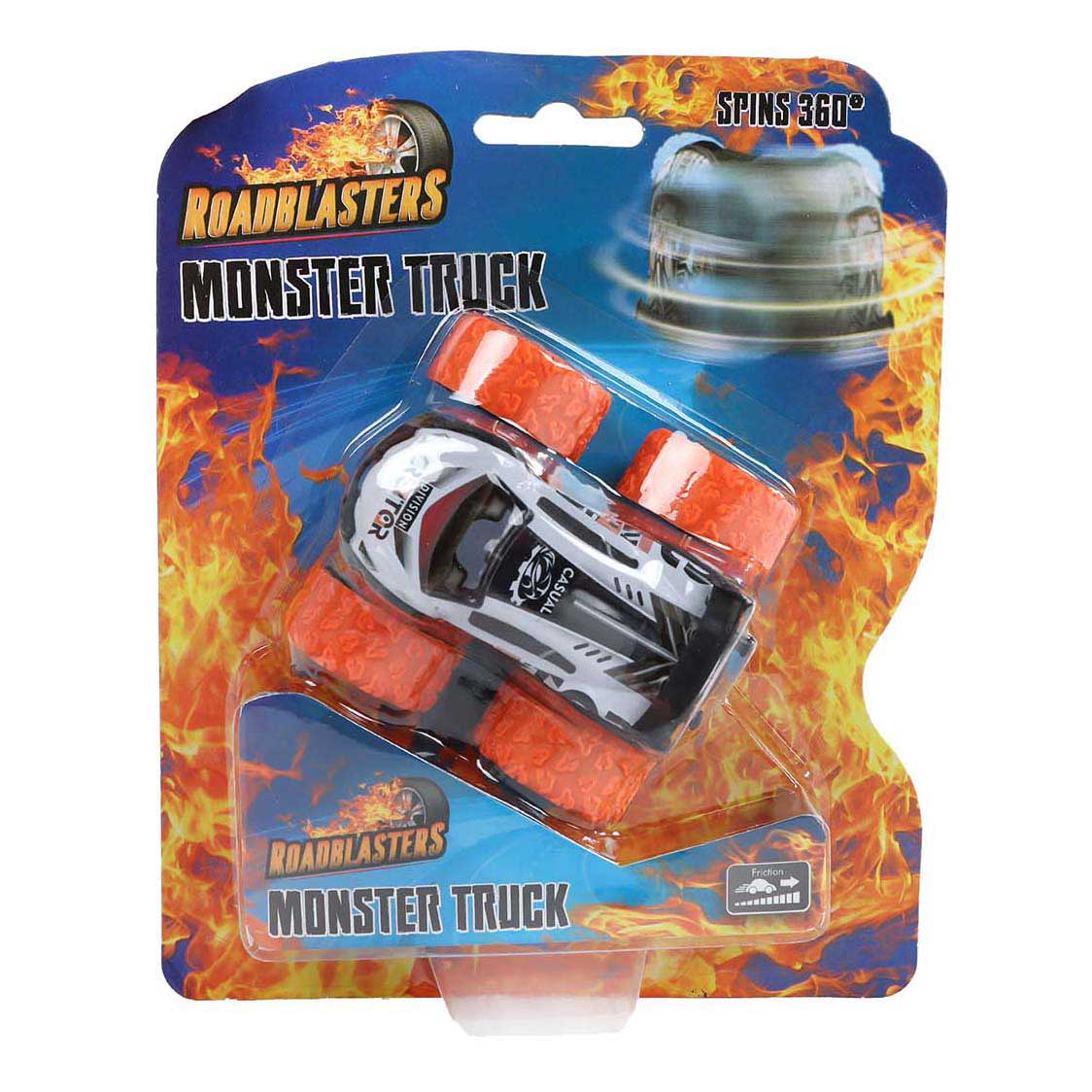 Roadblasters Bigfoot Spinning Car Moulé sous pression Friction