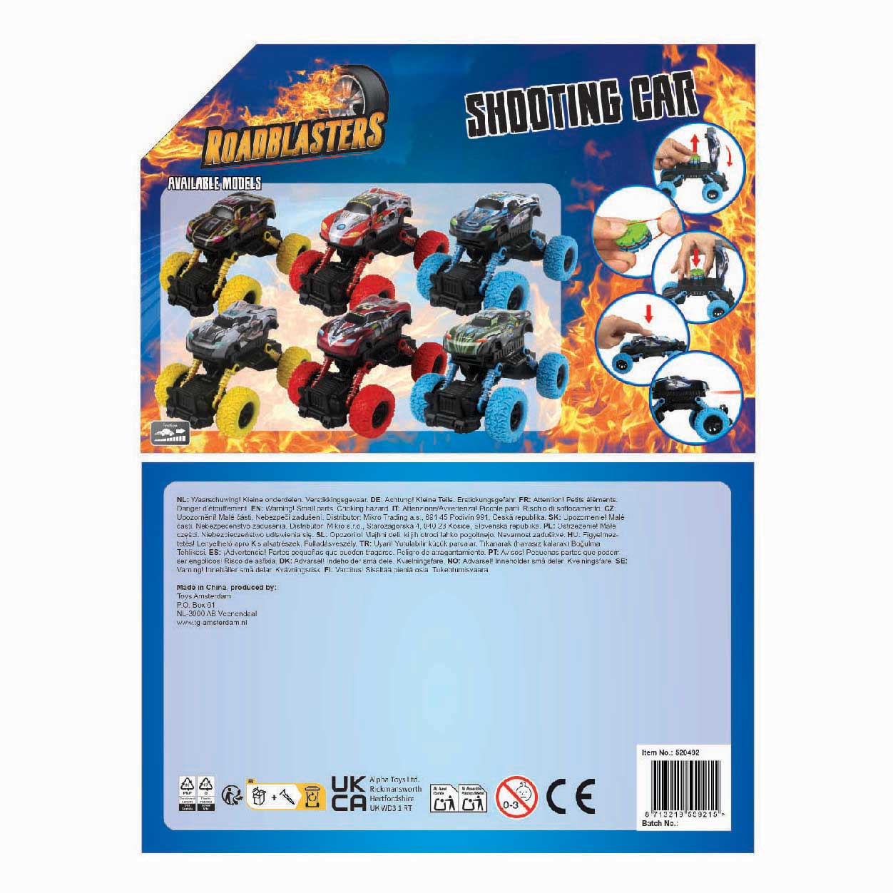 Roadblasters Big Wheel Truck Schietfunctie