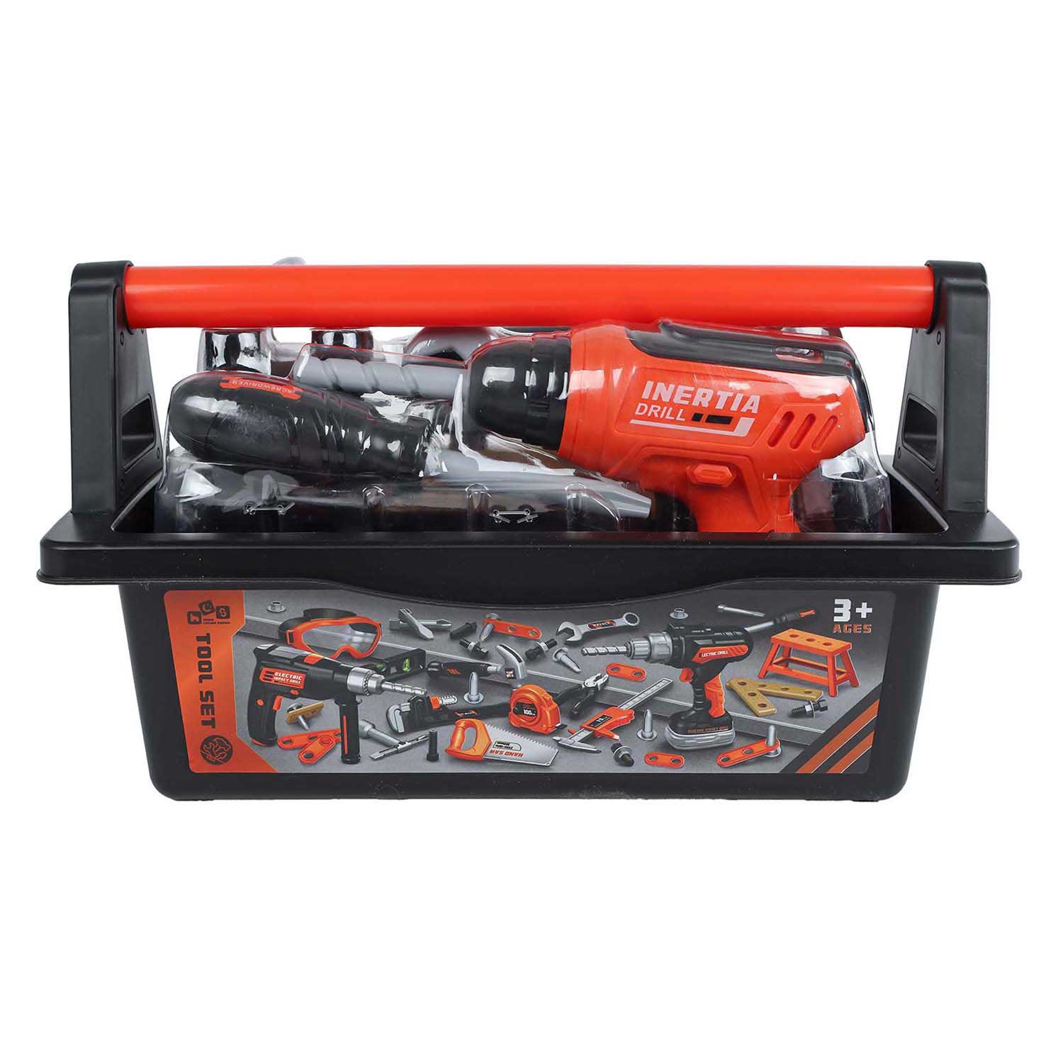 Coffret d'outils avec perceuse - 18 pièces