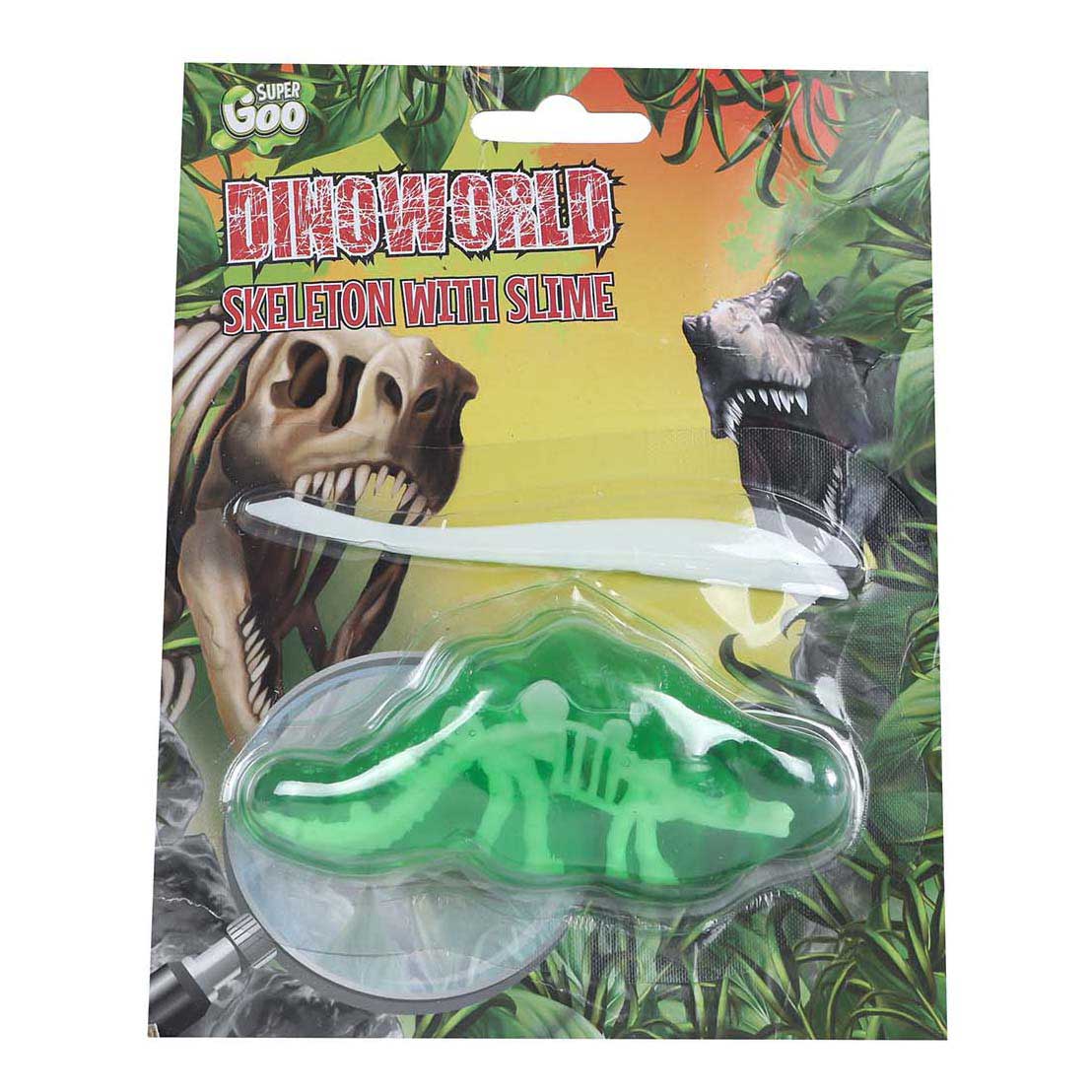 DinoWorld Skelet met Dinoslijm