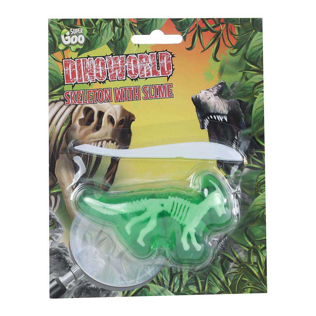 DinoWorld Skelet met Dinoslijm