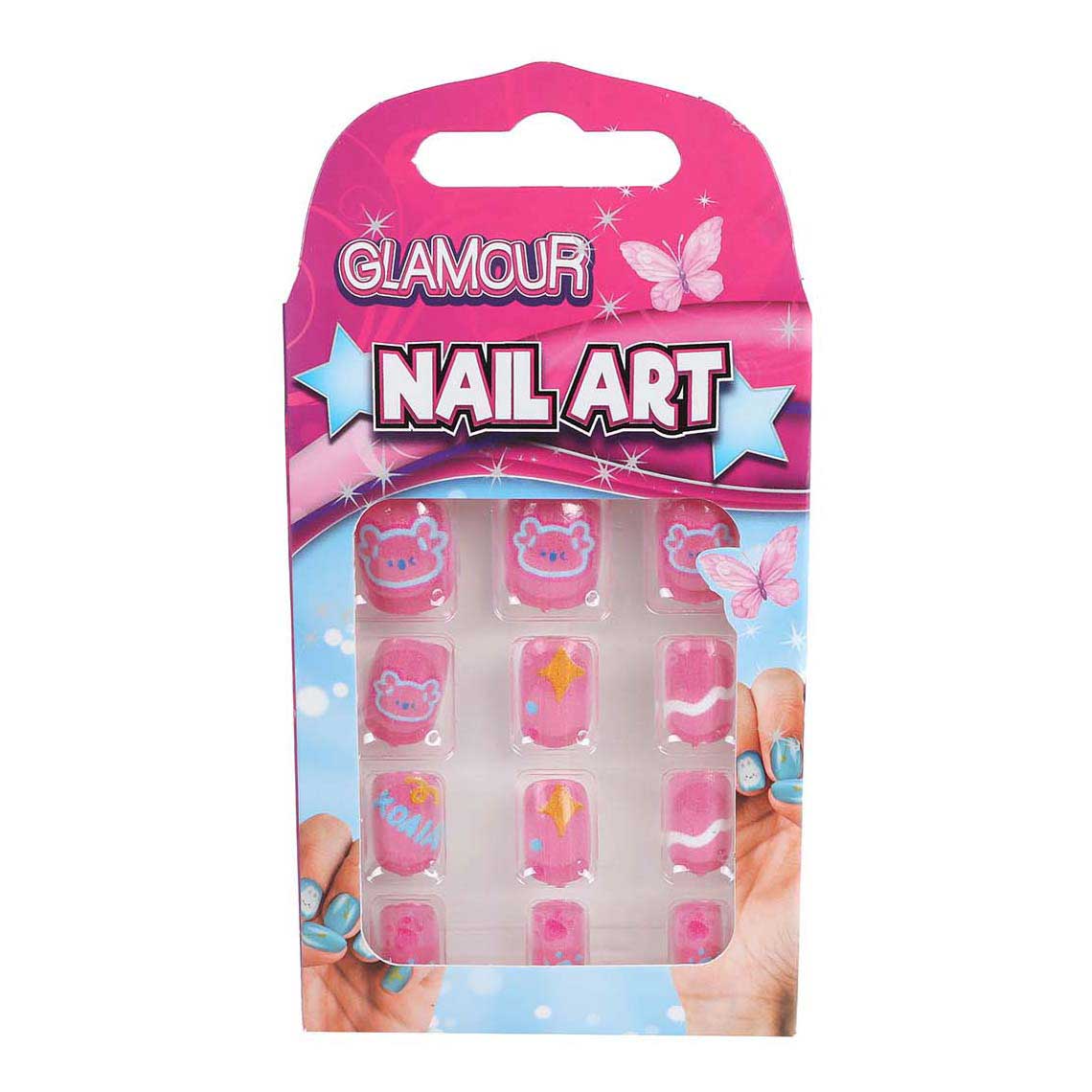 Glamour Kunstnageltjes, 12st.