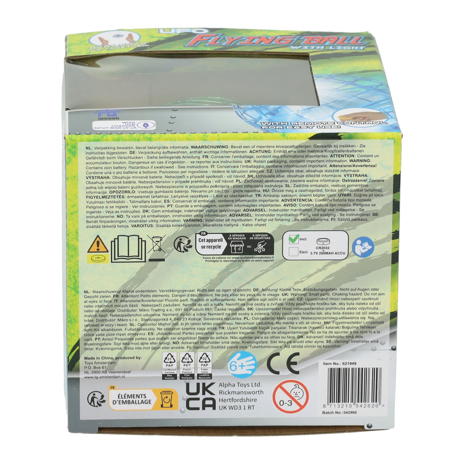 UFO Flying Bal met Licht USB