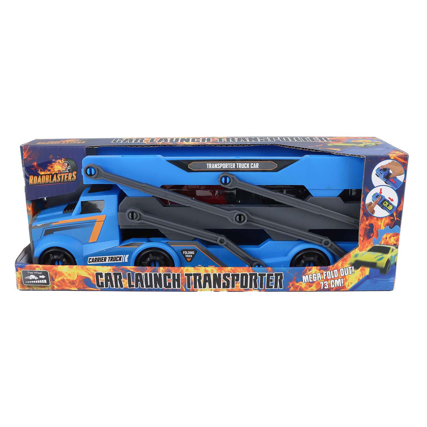 Roadblasters Vrachtwagen met 2 Autos - Lanceerfunctie