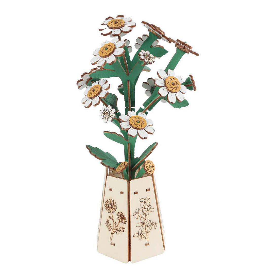 Créez vos propres fleurs en bois - 20,5 cm