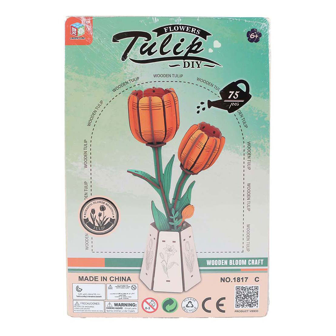 Créez vos propres fleurs en bois - 20,5 cm