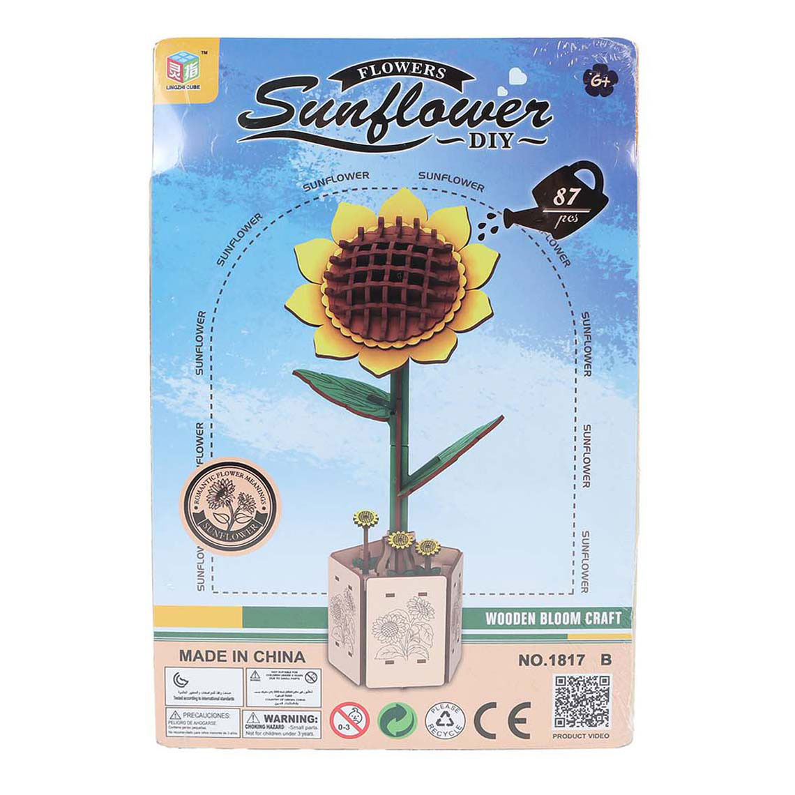 Créez vos propres fleurs en bois - 20,5 cm