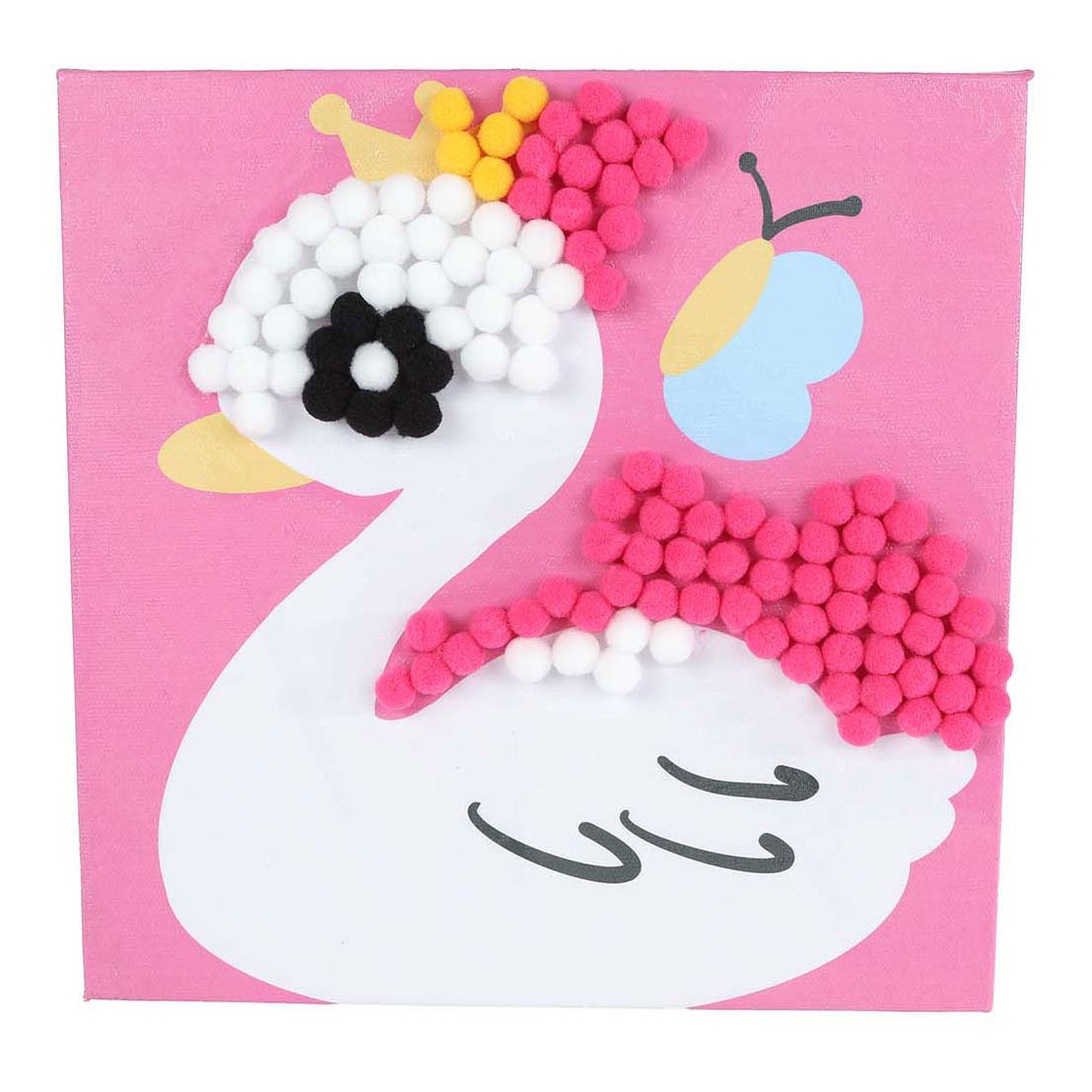 Maak je Eigen Schilderij met Wattenbollen - 20x20cm