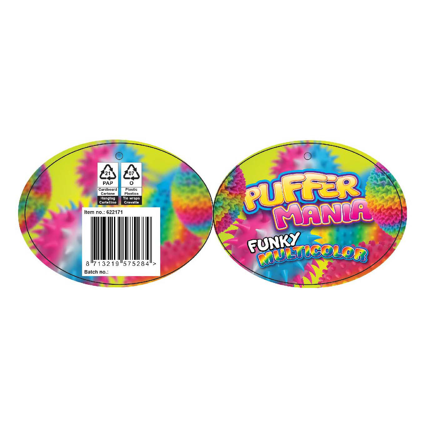 Puffer Ball Regenboogbal - 18cm