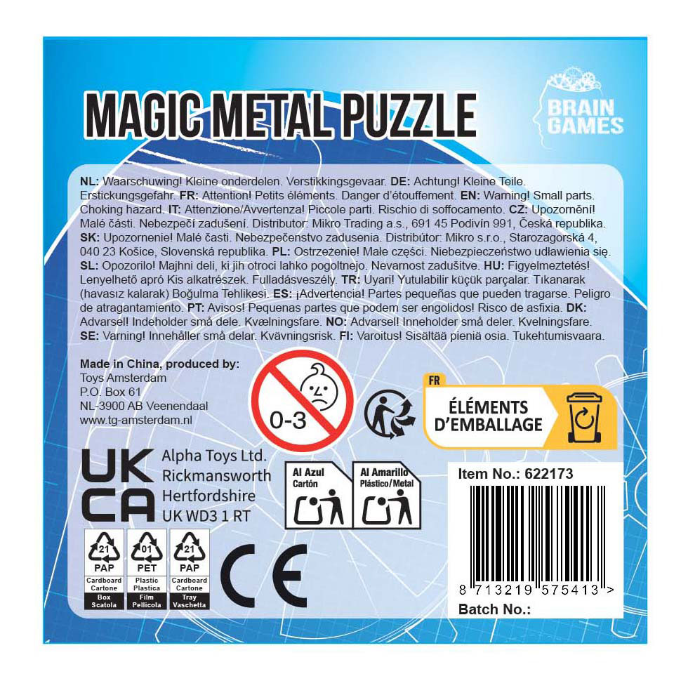 Brain Games IQ Metaalpuzzel