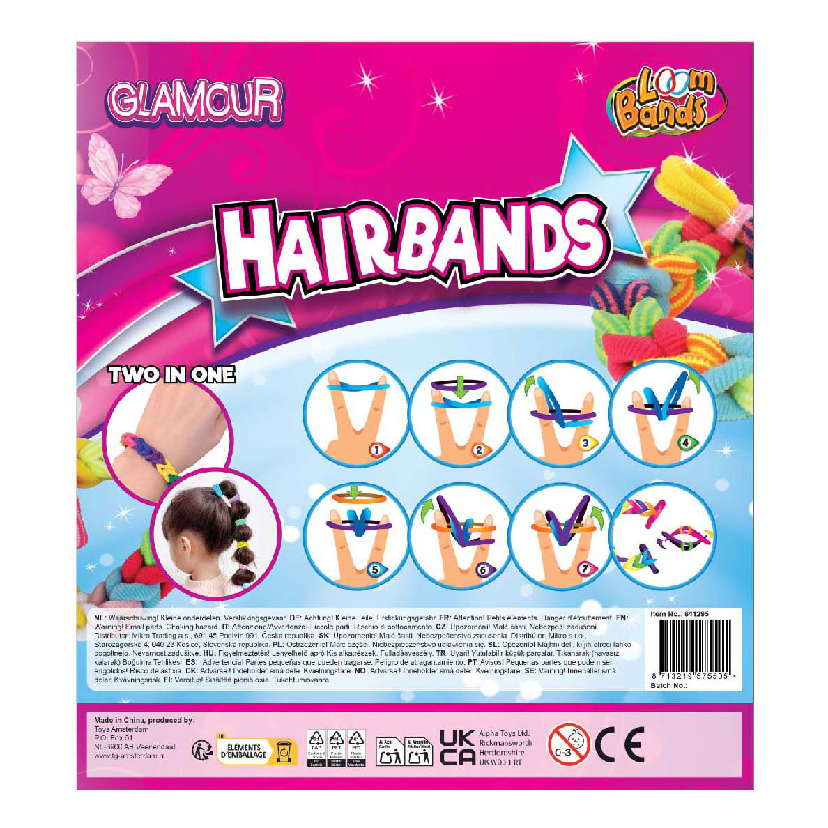 Glamour Loom Haarbandjes - 150st.