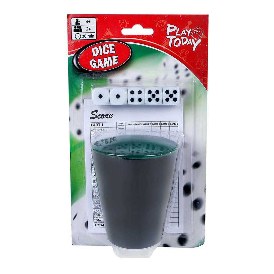 Play dès aujourd'hui à un jeu de dés avec gobelet et 5 dés