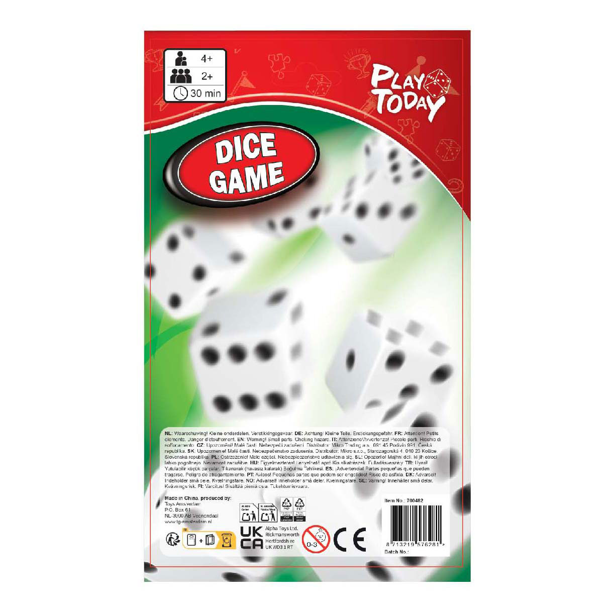 Play dès aujourd'hui à un jeu de dés avec gobelet et 5 dés