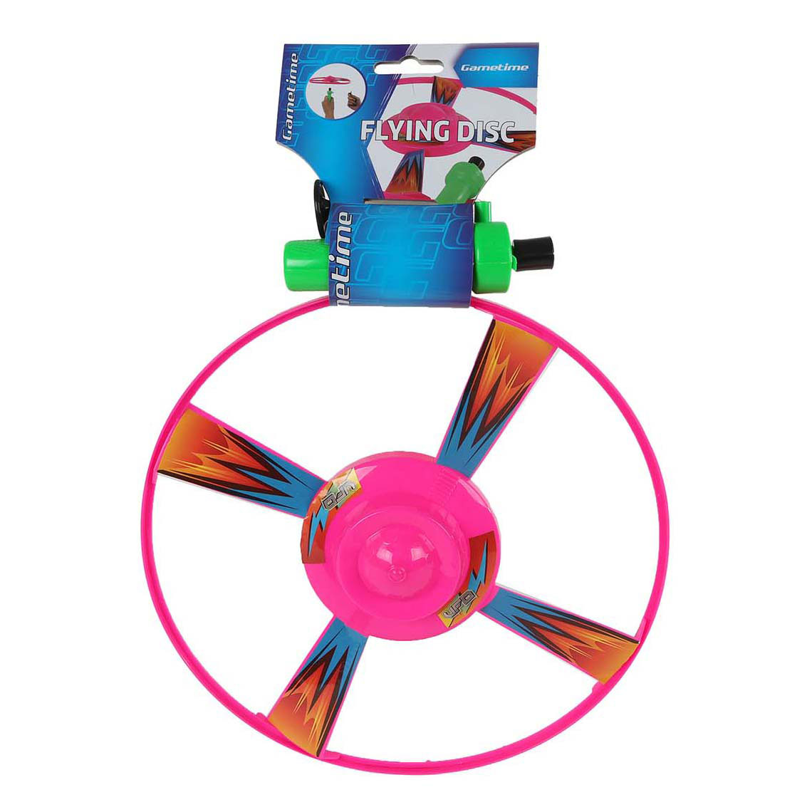 Gametime Vliegende Schijf met Trekkoord - 26cm