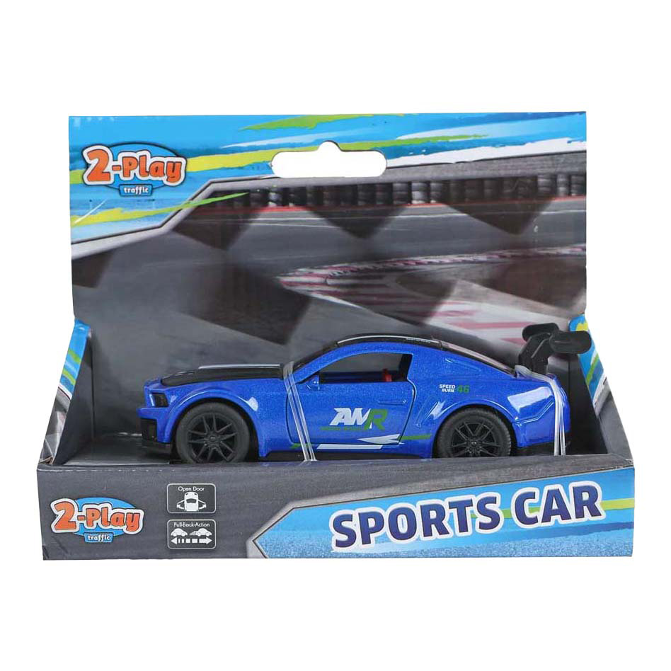 2-Play Die Cast Pull Back Sportauto