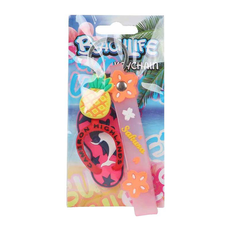 Sleutelhanger Strand Plezier Teenslipper