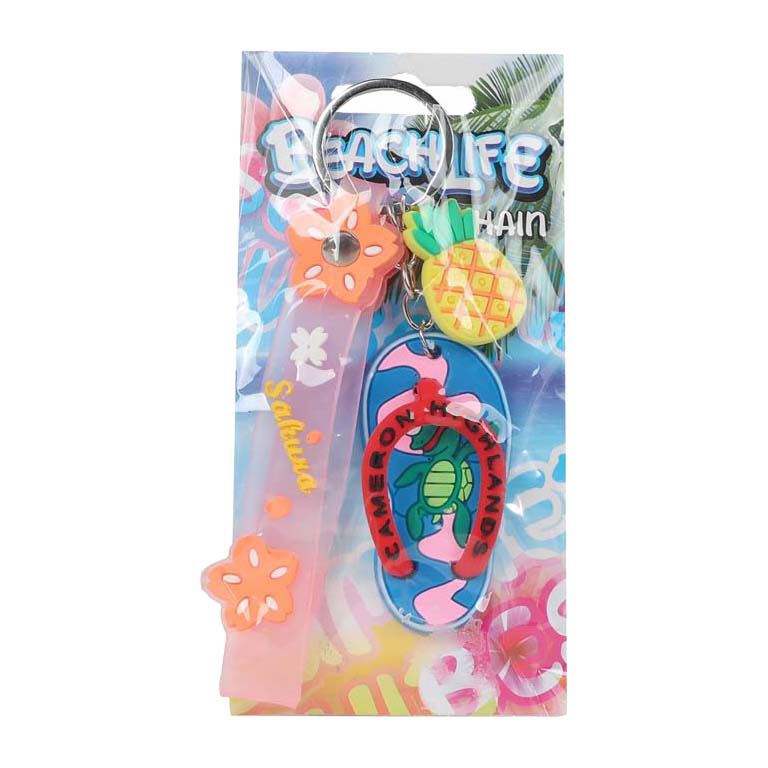 Sleutelhanger Strand Plezier Teenslipper