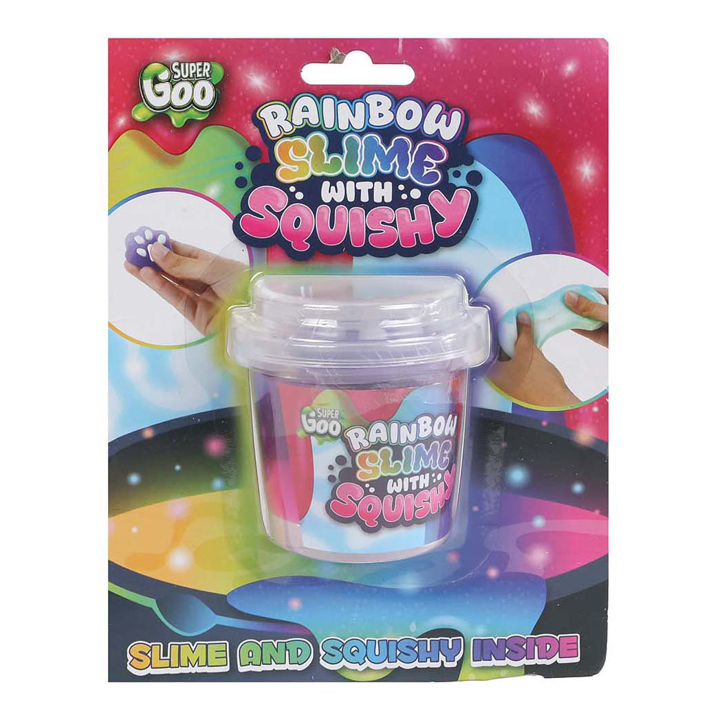 Super Goo Regenboog Putty met Squishy - 90gr.