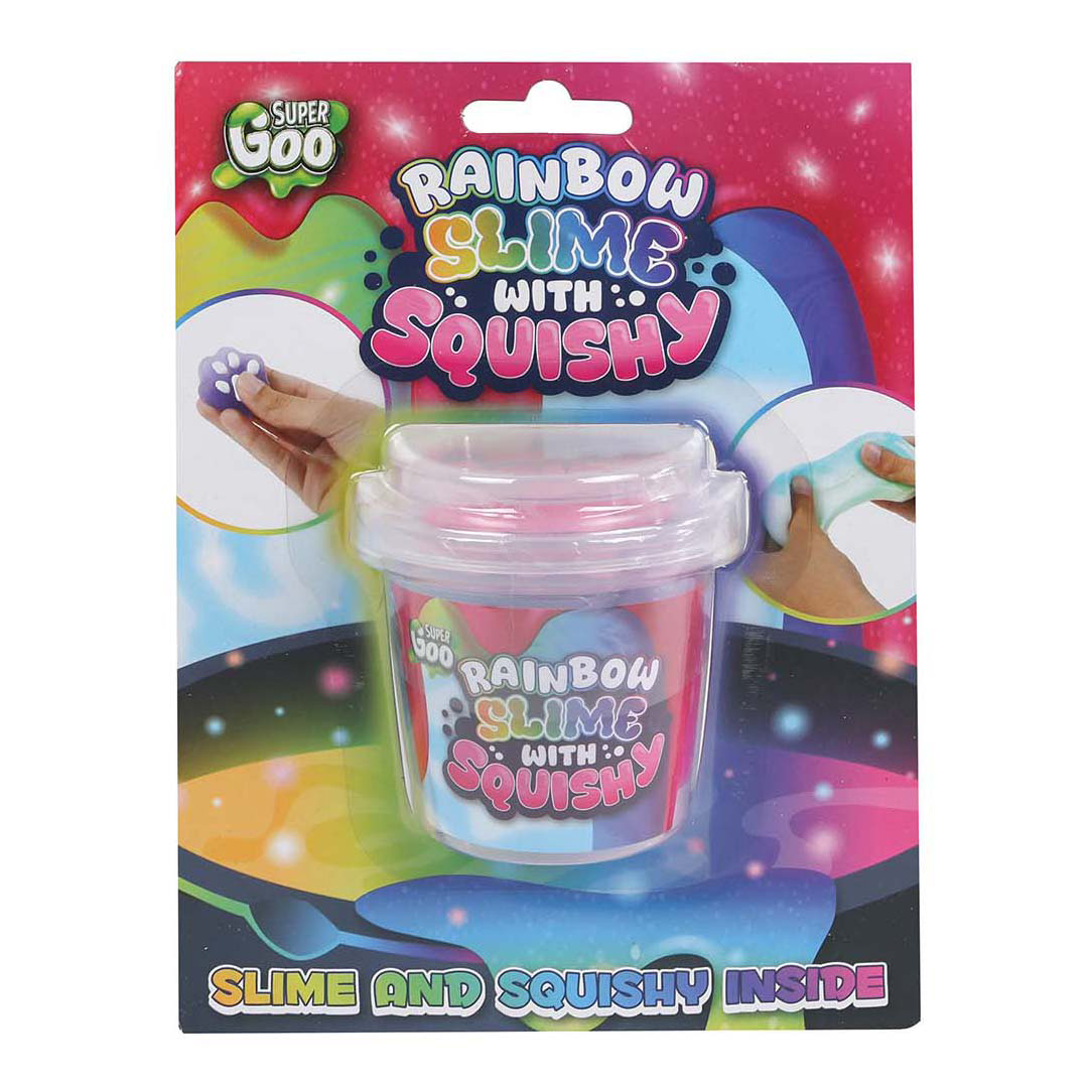 Super Goo Regenboog Putty met Squishy - 90gr.
