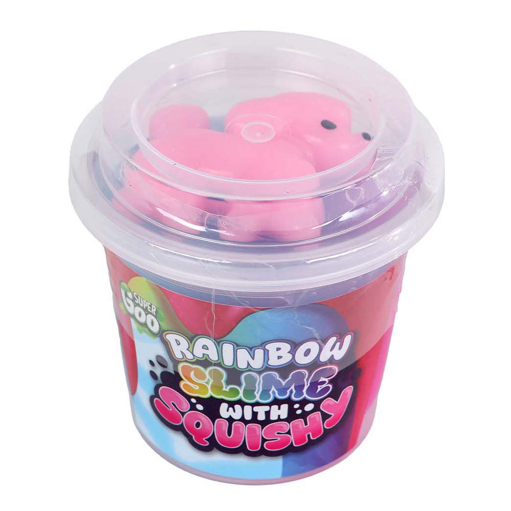 Super Goo Regenboog Putty met Squishy - 90gr.