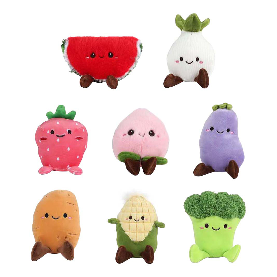 Peluche Fruits et Légumes - 12-14 cm