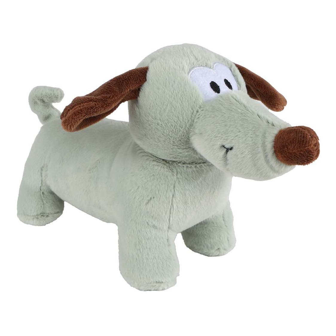 Mini Club Hond Teckel Pluche - 28cm Groen